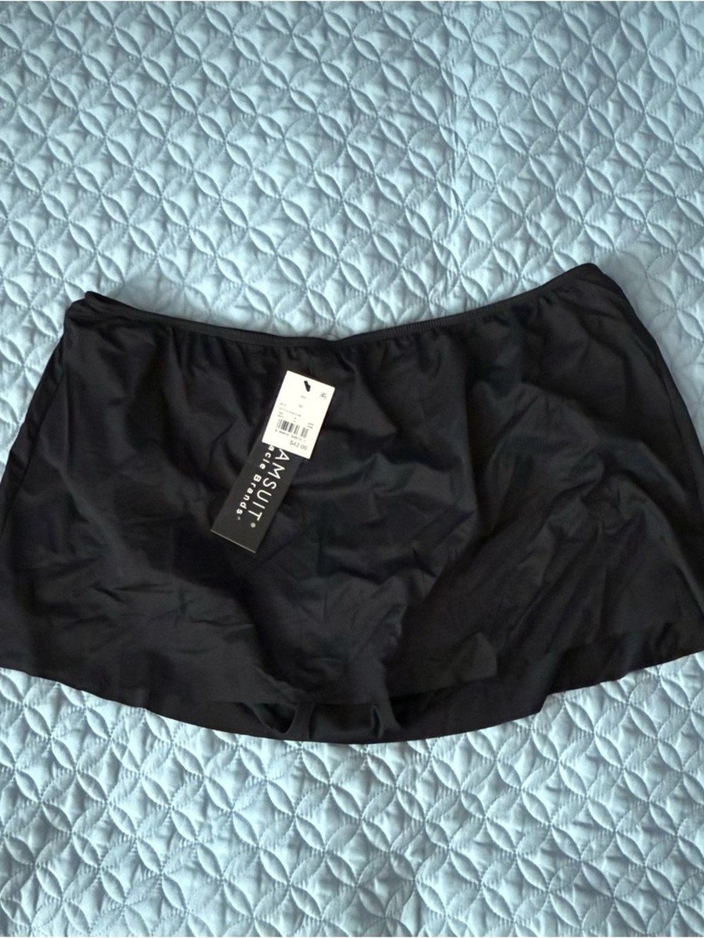 Black Swim Skirt Bikini Bottom - Brand:
